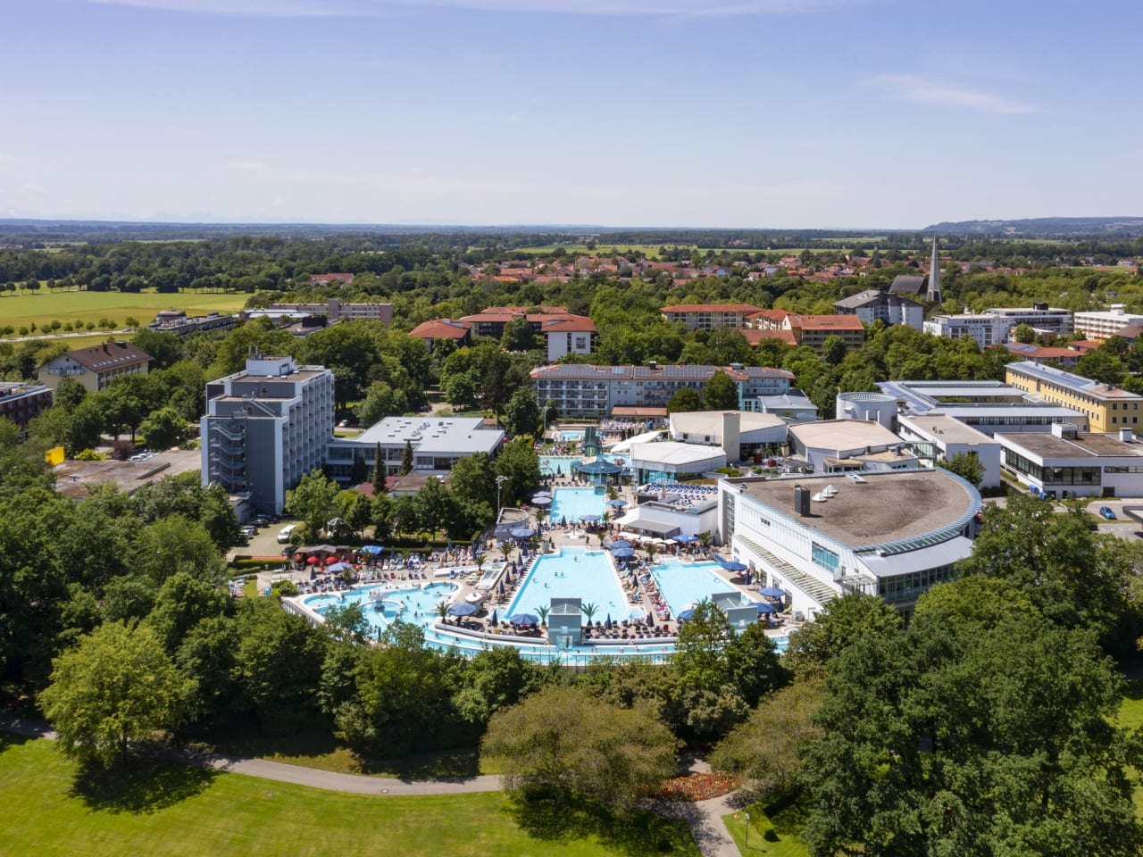Therme Bad Fussing in Bayern, Deutschland © Westend61/Westend61 via Getty Images