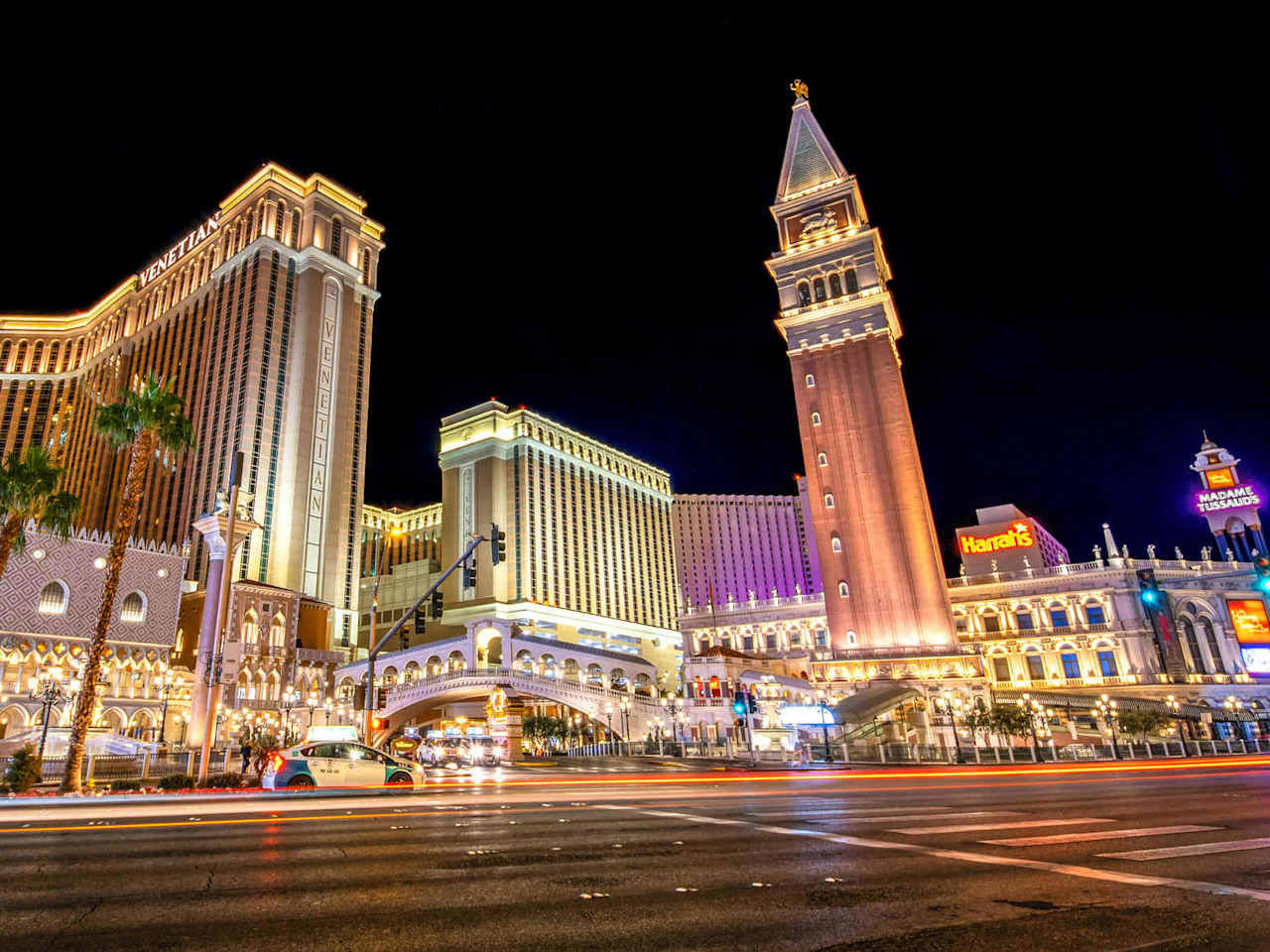 Das Venitian und Marriott Hotel in Las Vegas, Nevada.