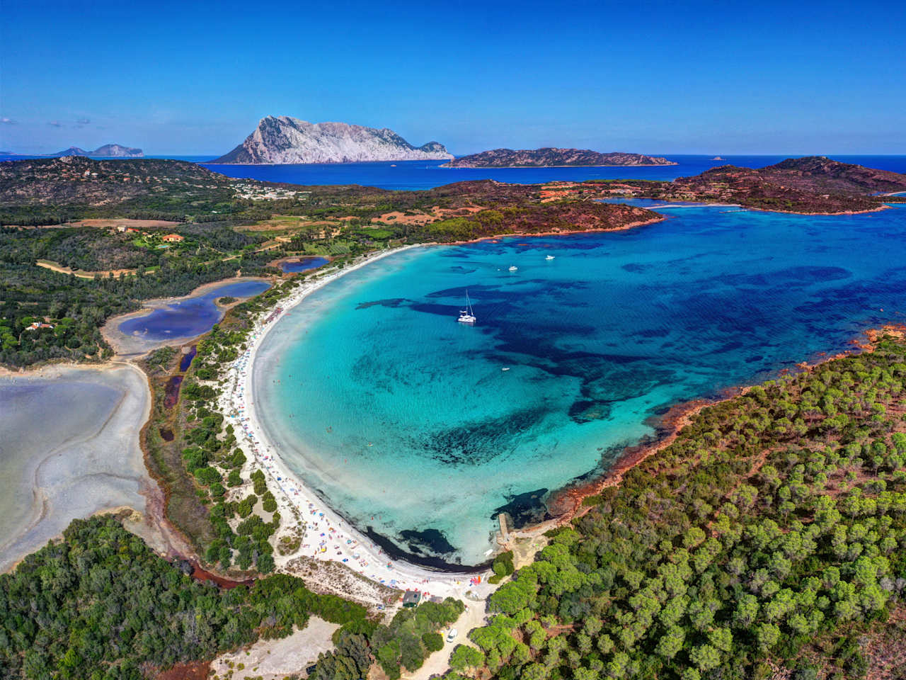 Cala Brandinchi, Sardinien, Italien