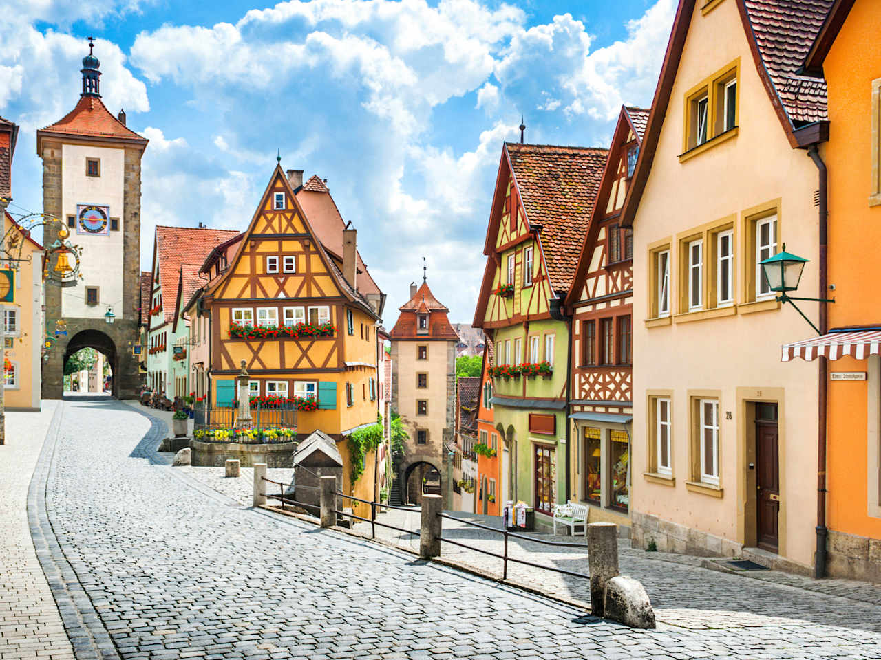 Rothenburg ob der Tauber, Bayern, Deutschland
