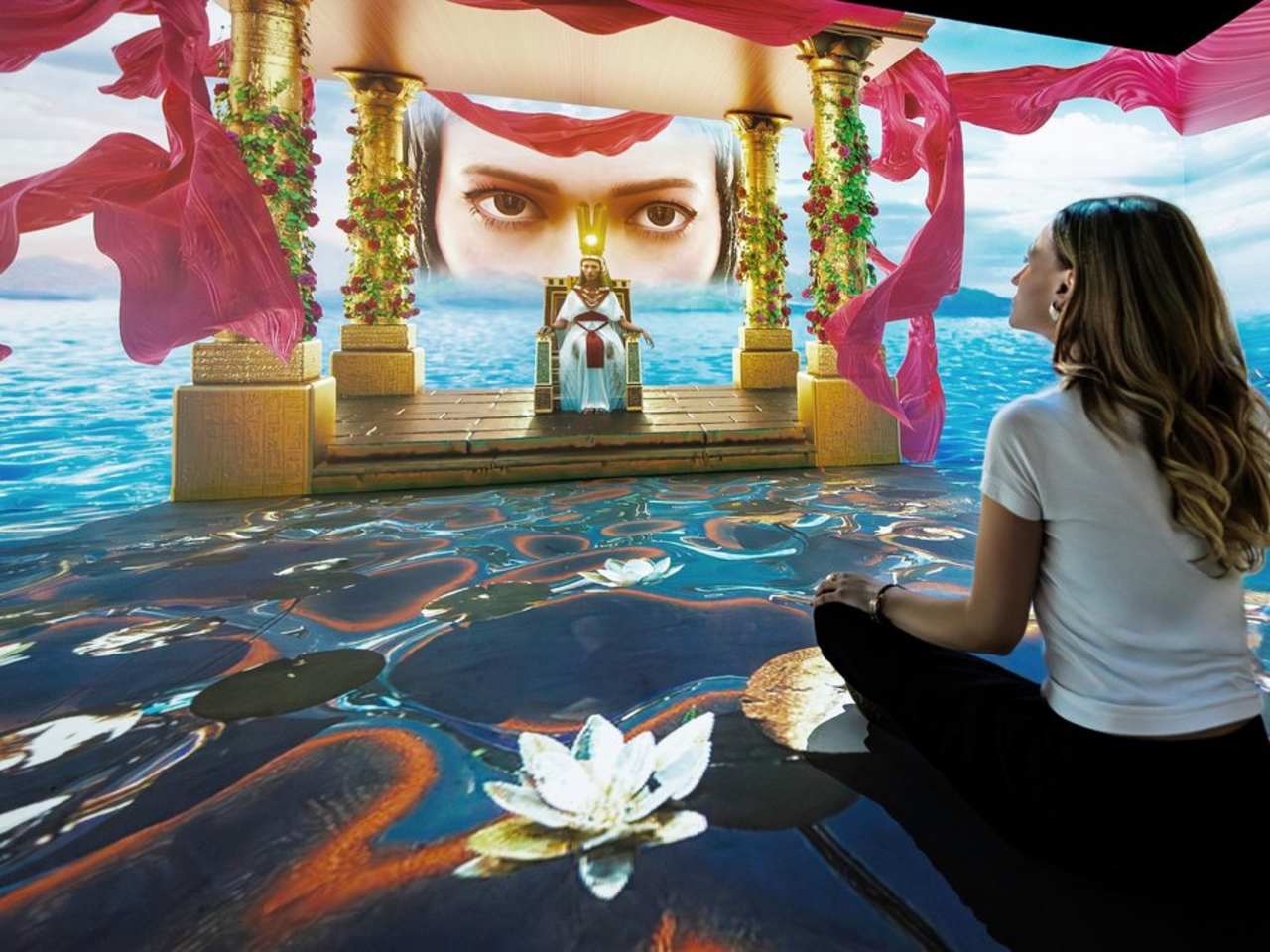 Am 17. April startet in Hamburg die immersive Ausstellung "Kleopatra" ihre Deutschlandpremiere. © Morris Mac Matzen