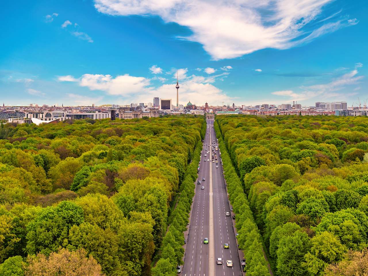 Skyline von Berlin, Deutschland