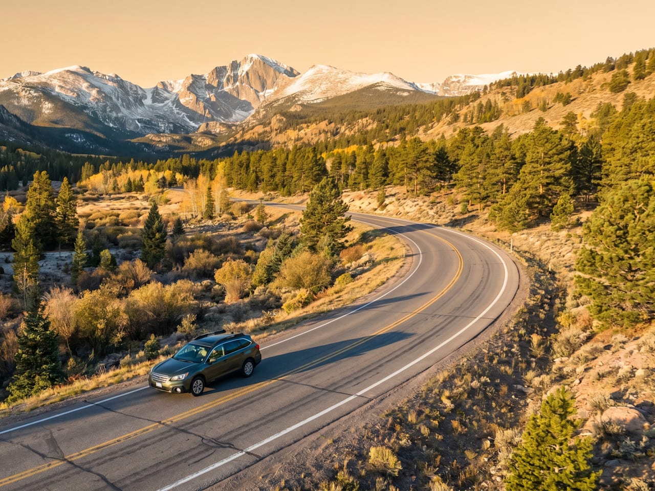 Colorado Roadtrip durch die Rocky Mountains © KI