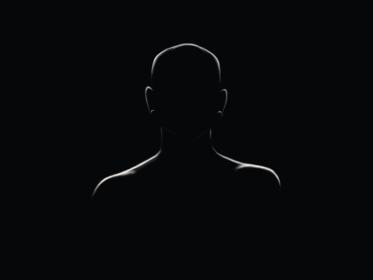 Silhouette von Chester Bennington, Linkin Park