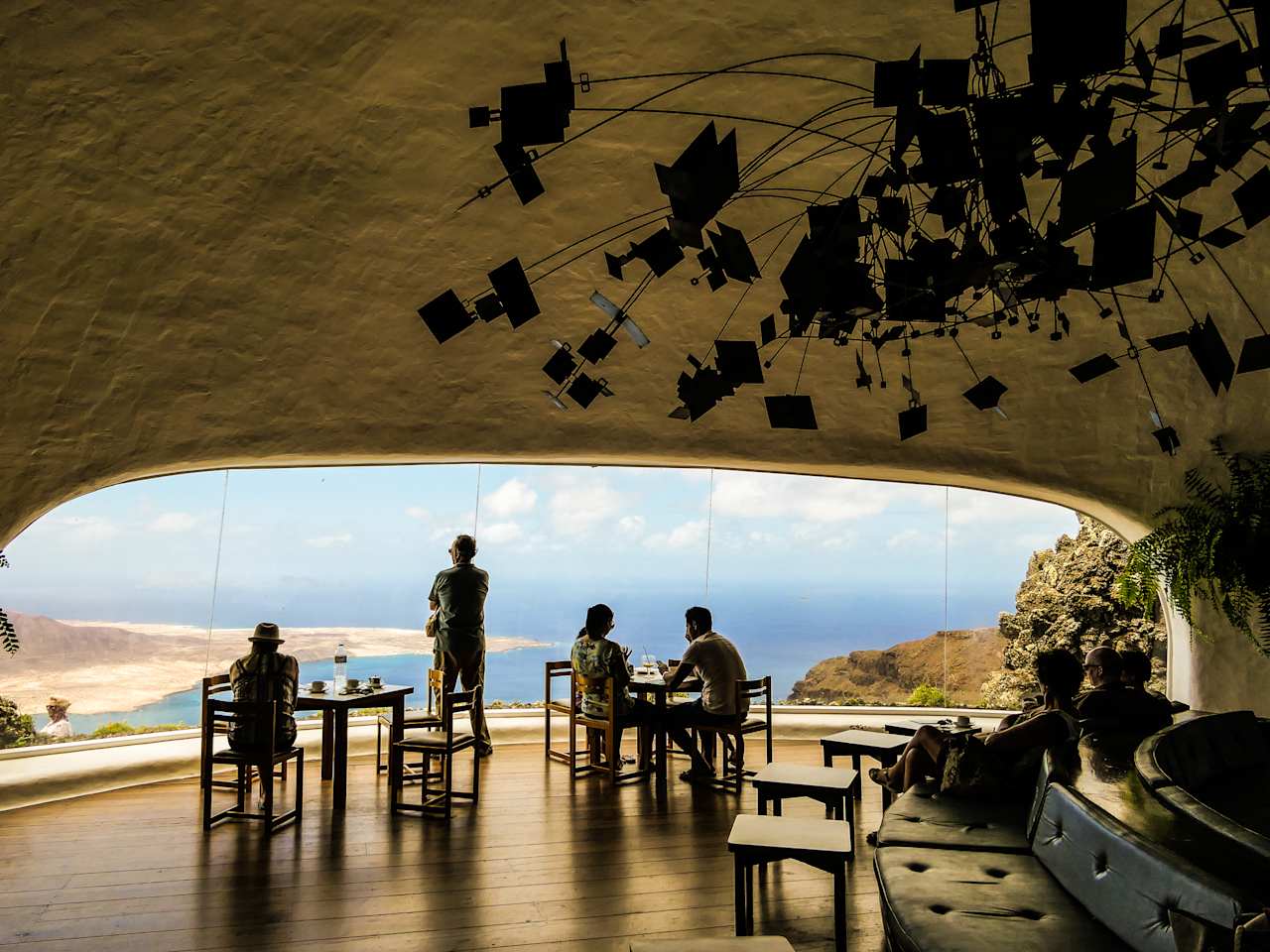 Der Aussichtspunkt Mirador del Rio auf Lanzarote