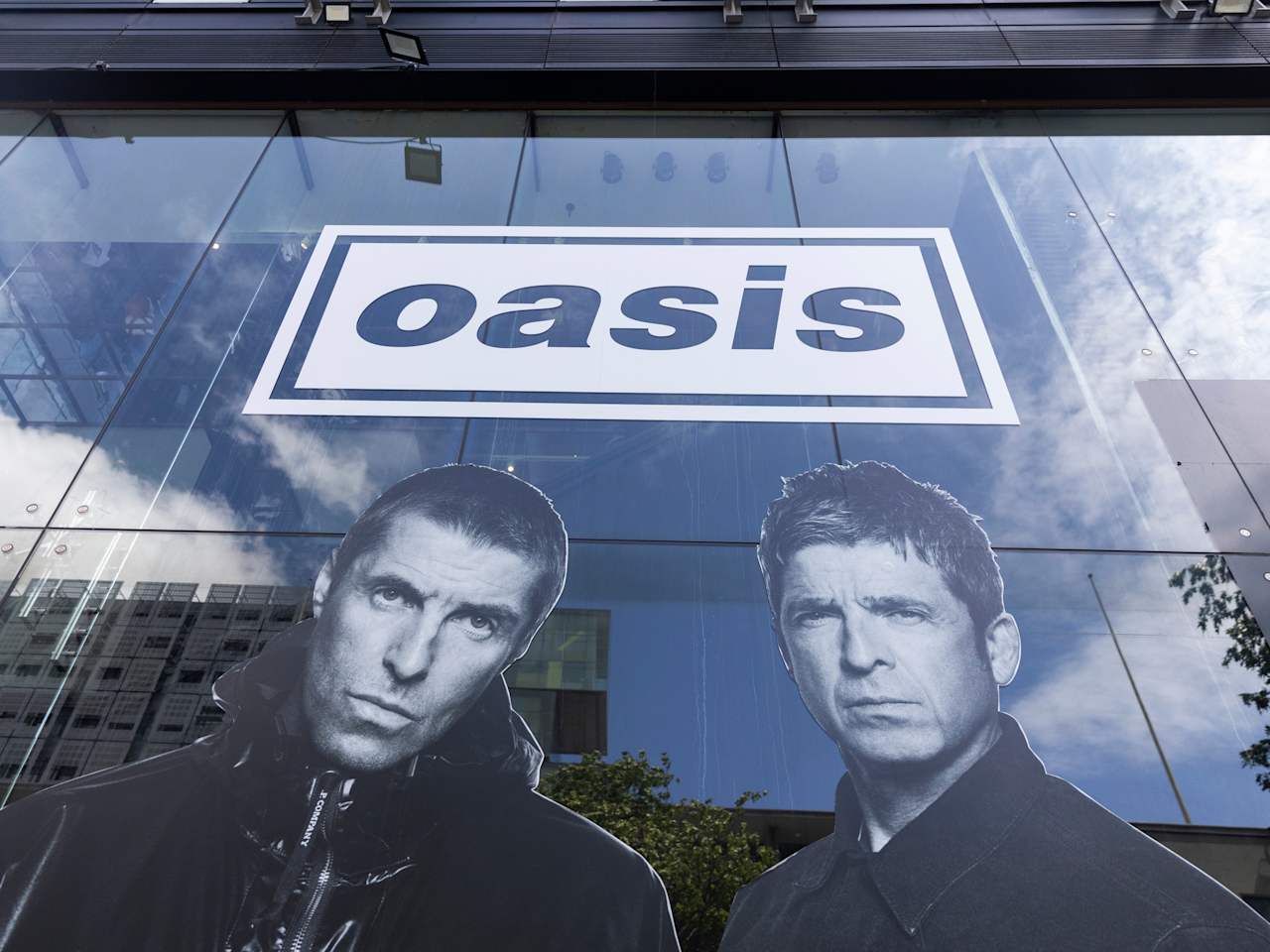 Bild der britischen Band Oasis