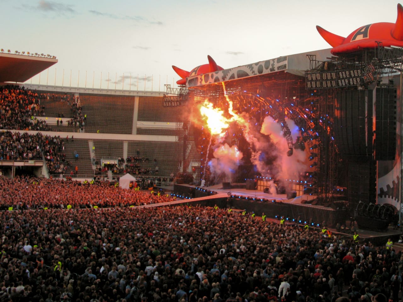 AC/DC auf Tour in Helsinki, Finnland