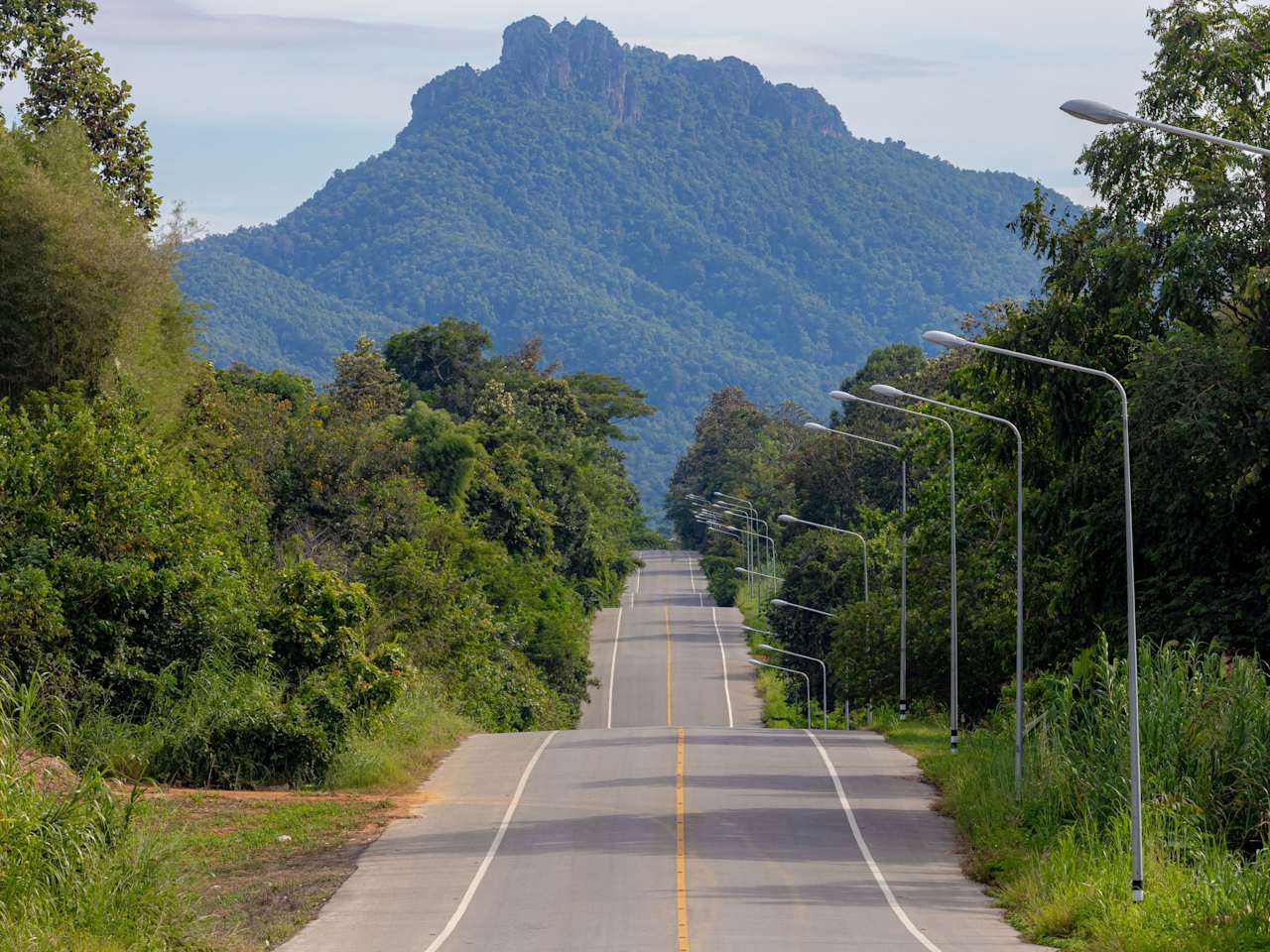 Straße in Thailand