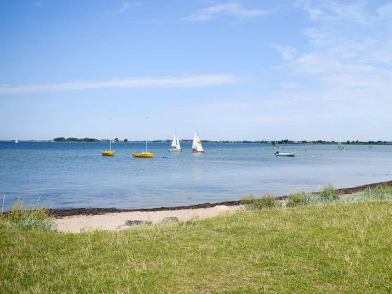 Naturstrand Gold auf Fehmarn, Deutschland