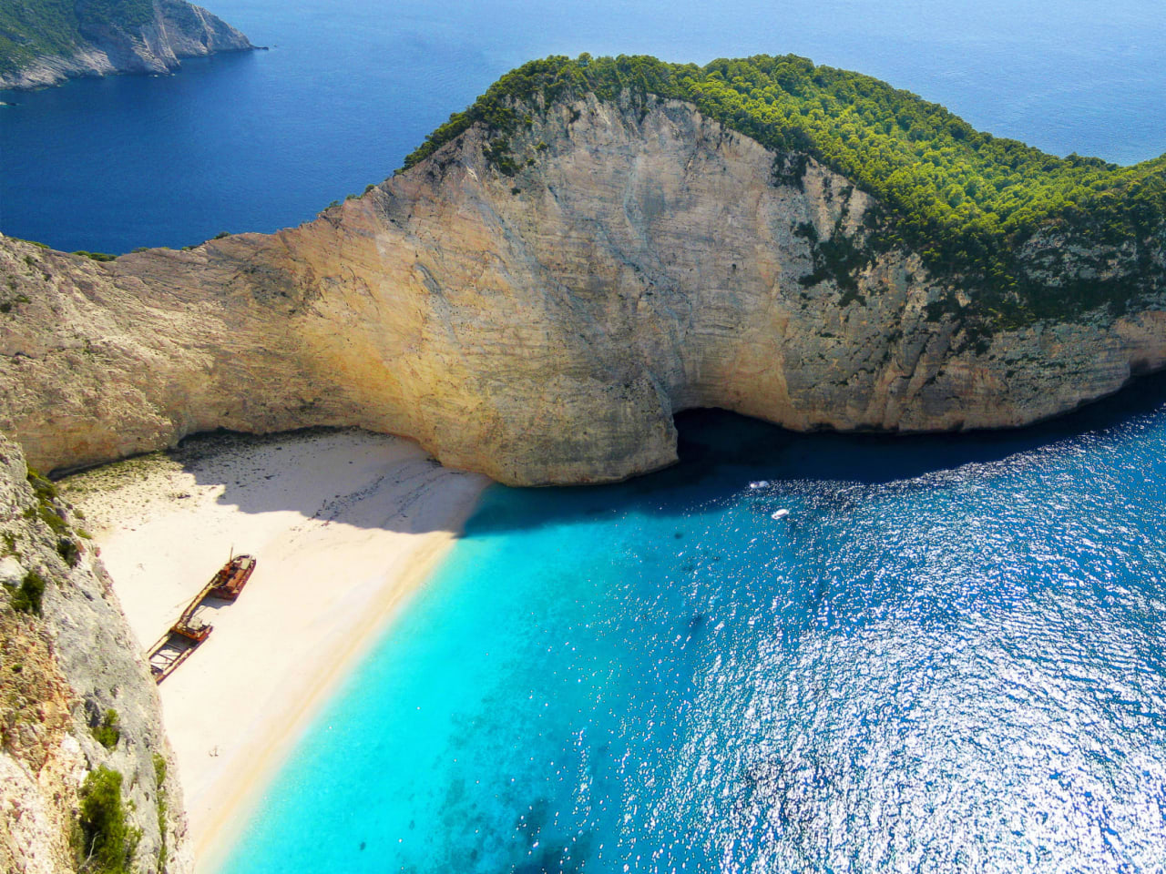 Navagio Strand, Zakynthos, Griechenland