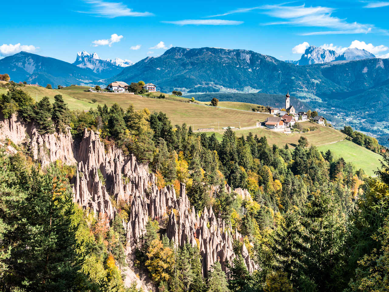 Erdpyramiden am Ritten, Bozen, Südtirol