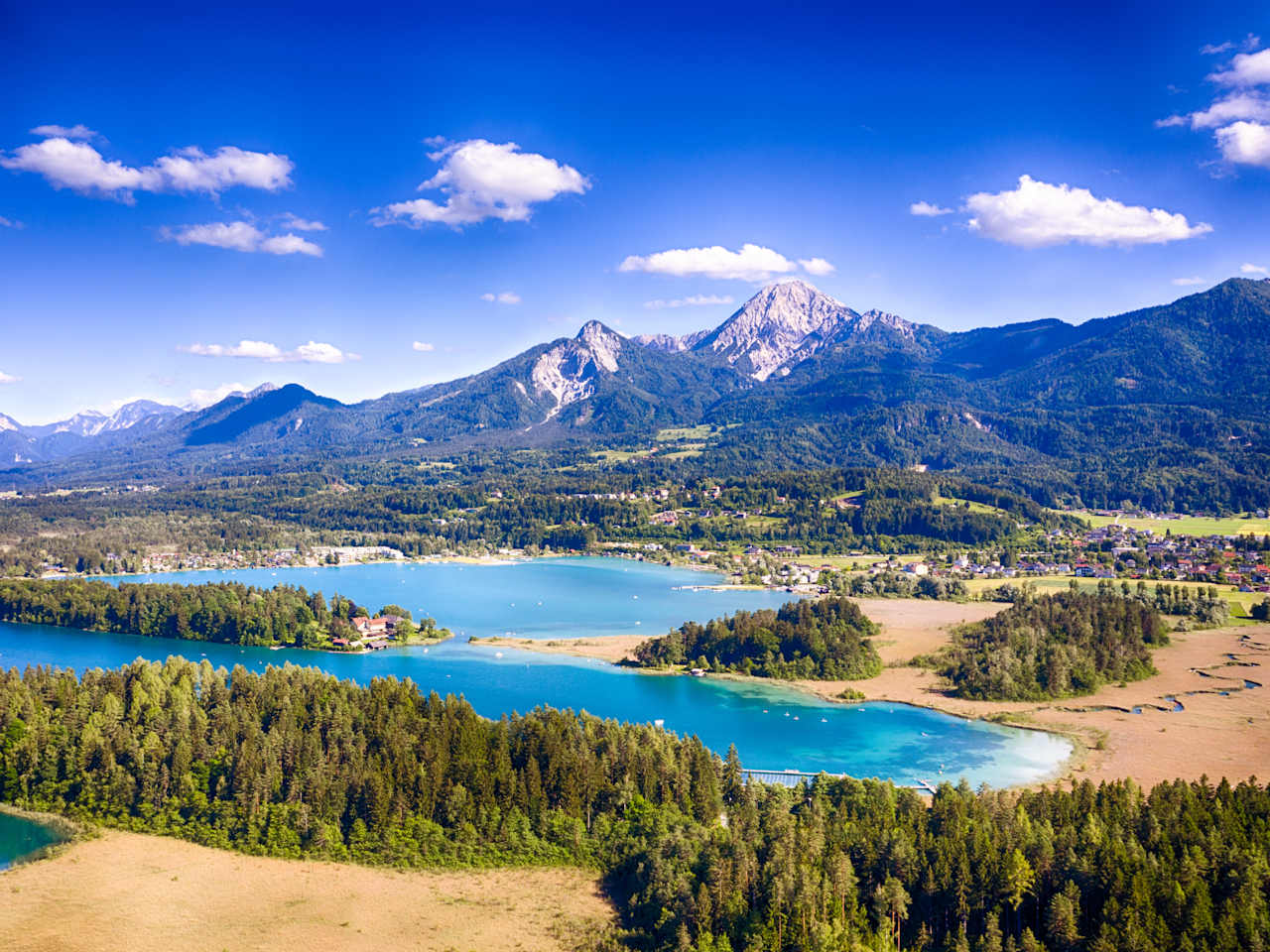 Faaker See, Kärnten, Österreich