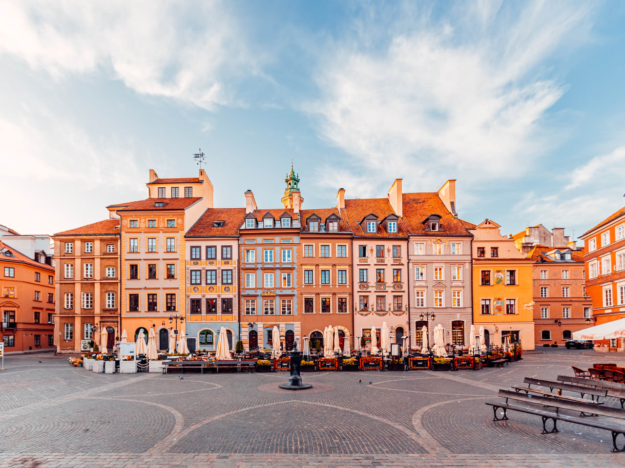 Rynek Starego Miasta, Warschau, Polen