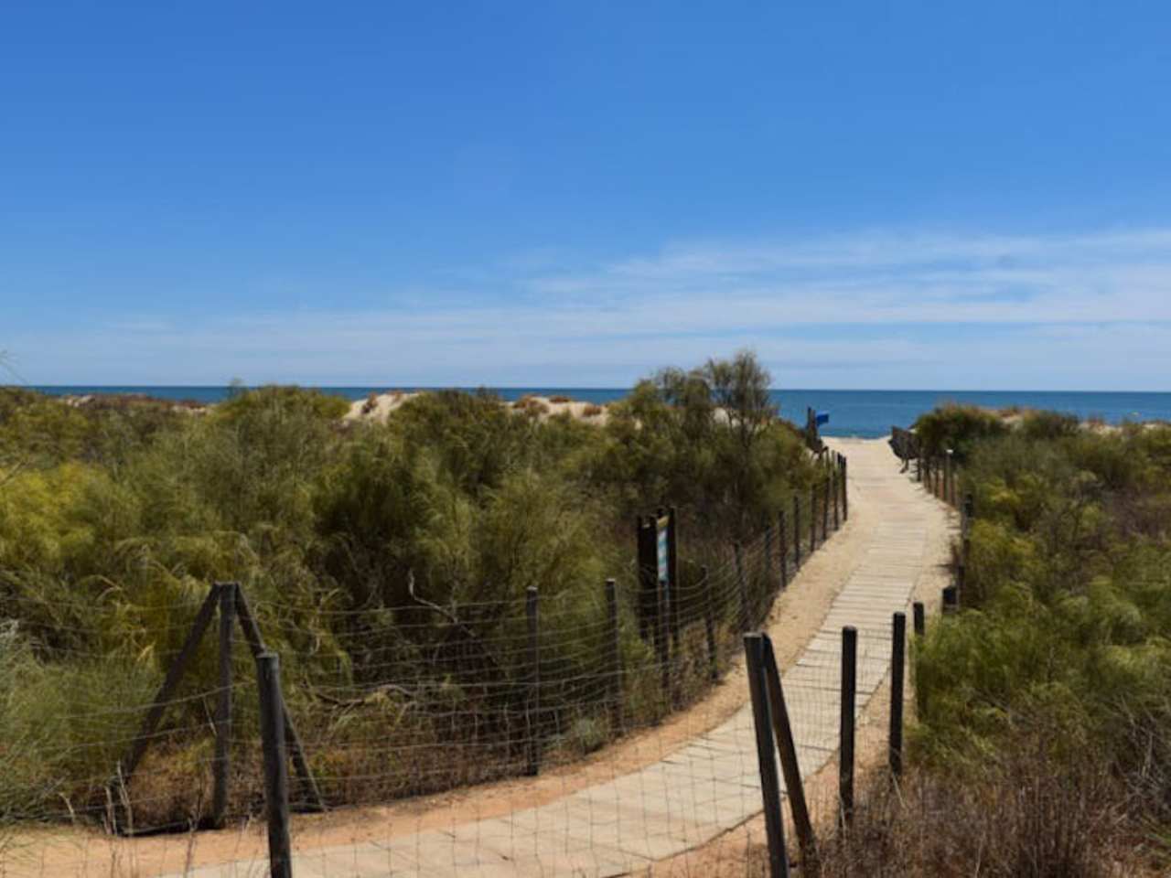 Playa Islantilla in Costa de la Luz, Andalusien