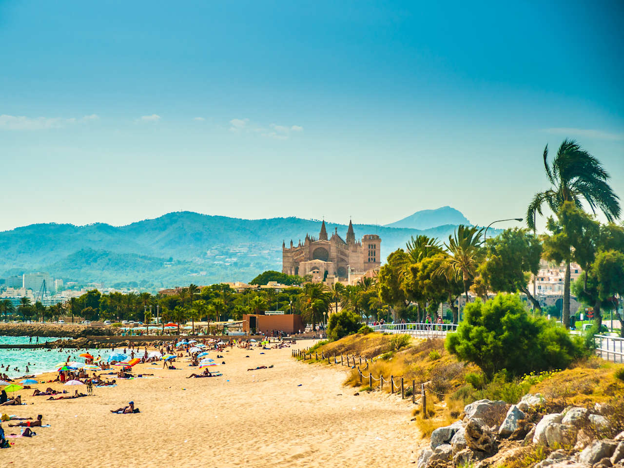Strand von Palma de Mallorca