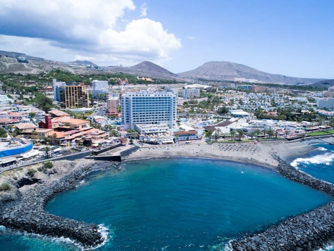 Playa del Bobo in Costa Adeje auf Teneriffa, Spanien