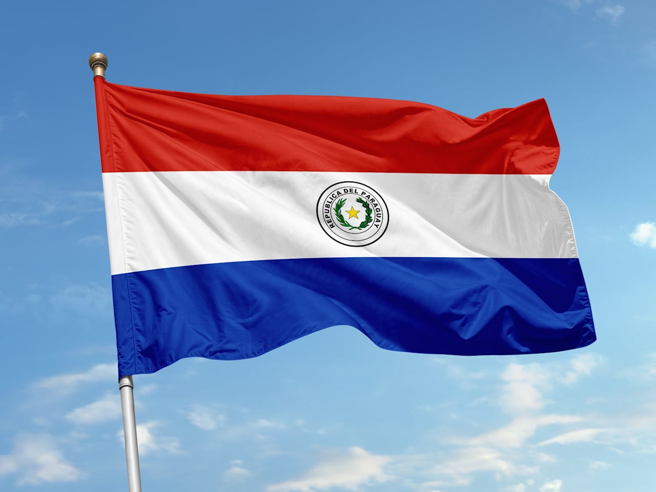 Die Flagge von Paraguay © cetin34