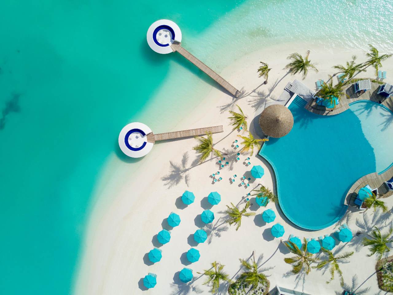 Resort Kandima Maldives von oben © Kandima Maldives