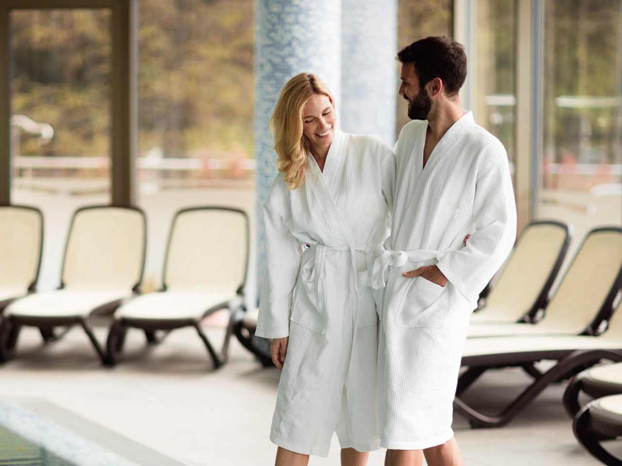 Pärchen im Wellnesscenter