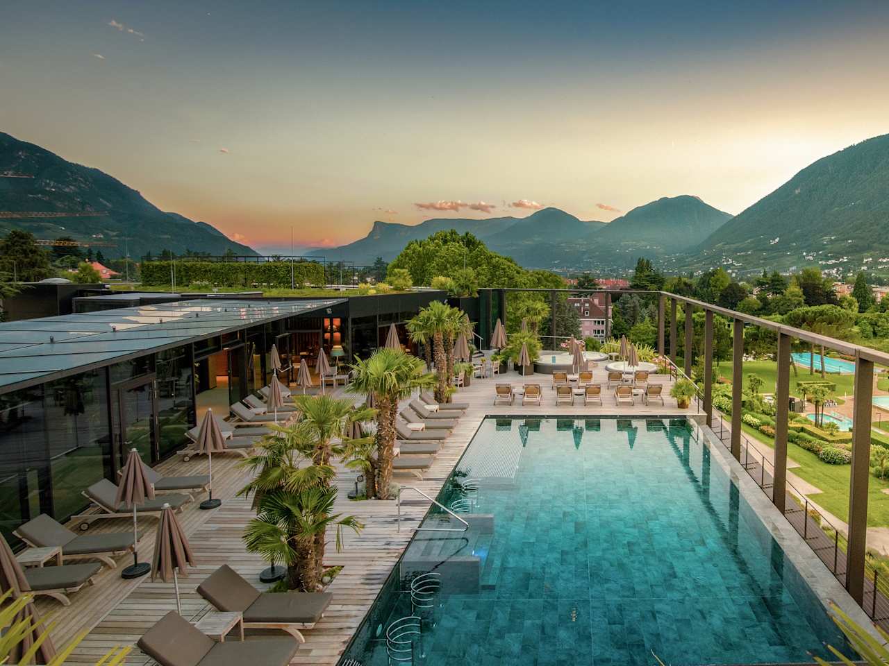 Ausblick © Hotel Therme in Meran, Südtirol