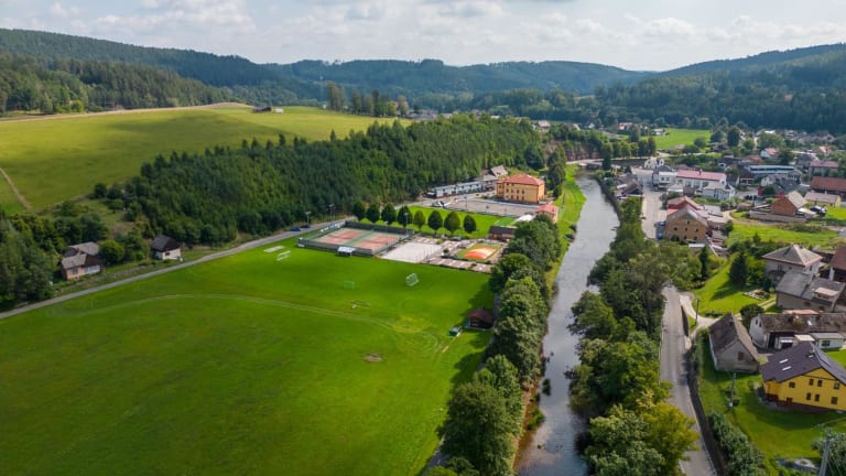 Havlovice, ubytování u dřevěné Lávky, okres Trutnov (Červený Kostelec