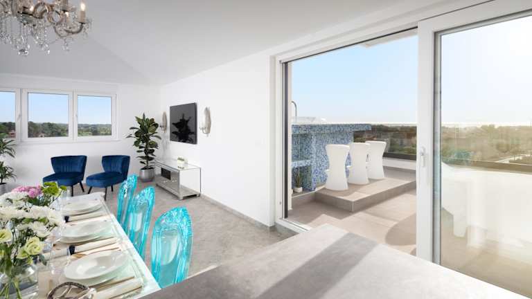 Curated visual reference: Fresh Look at Penthouse Blue Horizon A Luxury Penthouse With Infinity Pool Hot