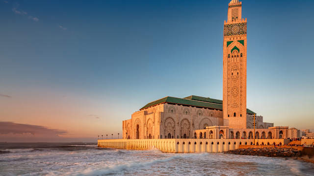 Die Hassan-II.-Moschee am Atlantik, Casablanca © RuslanKphoto - stock.adobe.com