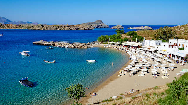 Lindos Beach, Rhodos