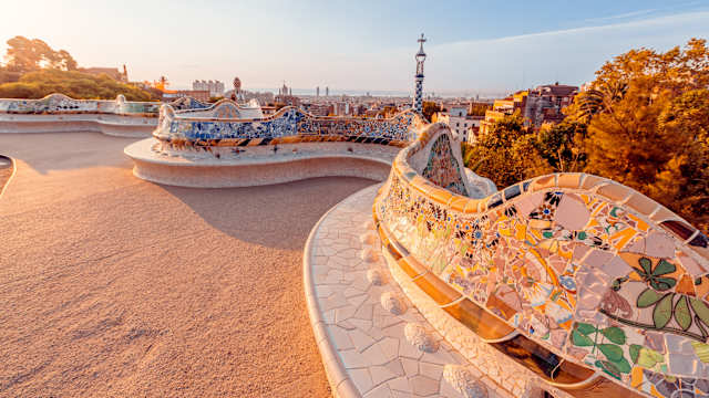 Parc Güell, Barcelona, Spanien