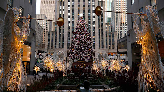 Weihnachtsbaum am Rockefeller Center.