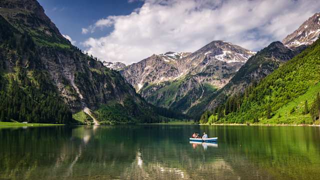 Vilsalpsee in Tirol, Österreich