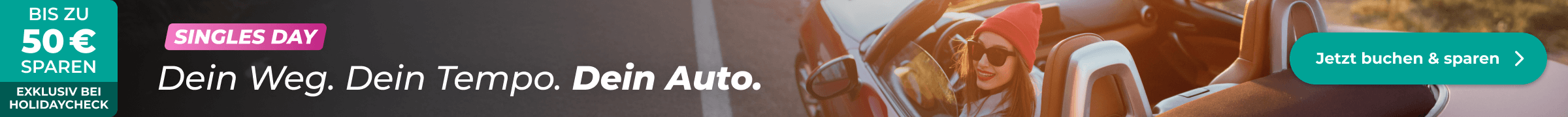 Sichere Dir jetzt bis zu 50€ Rabatt auf Deine Mietwagen-Buchung