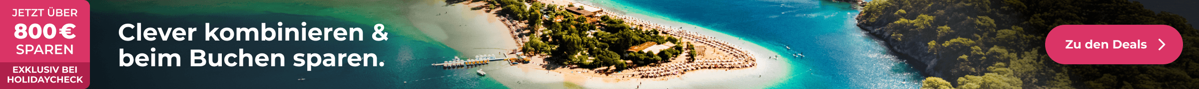 Sichere Dir jetzt 800€ Cashback auf Deine nächste Türkei Reise.