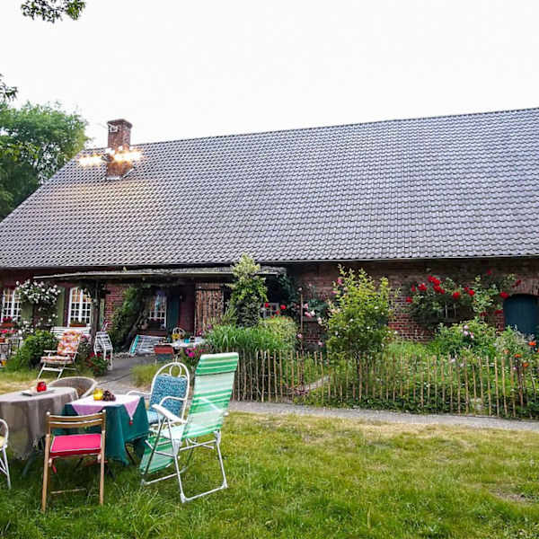 Bauernhof Barlo in Bocholt, Deutschland, Drehort der RTL-Show "Das Sommerhaus der Stars"