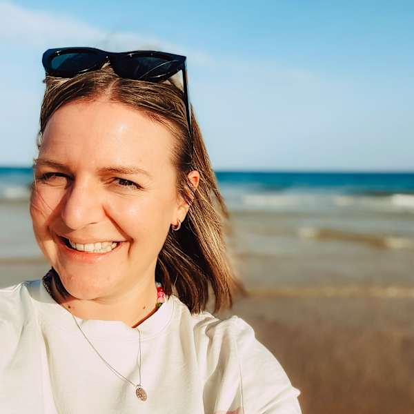 Charlotte Brosse am Strand ©Charlotte Brosse