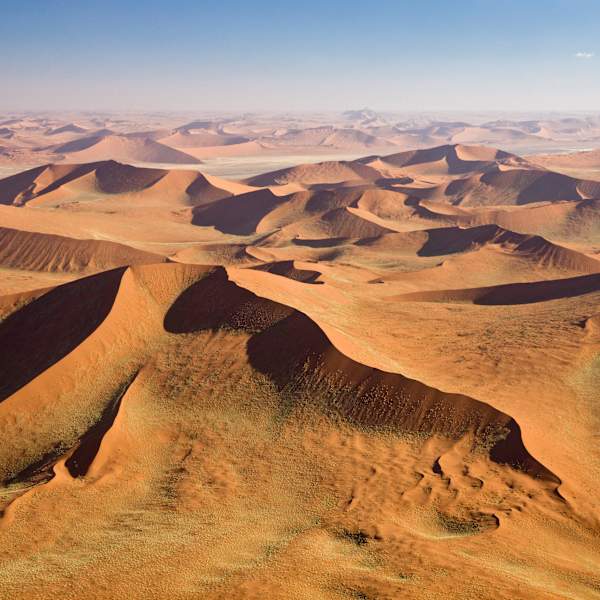 Africa, Namibia, Namib Desert, aerial view