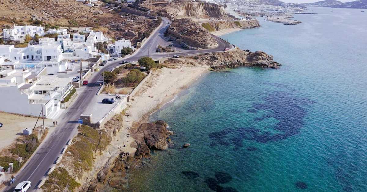 Tourlos Beach: Strand auf Mykonos