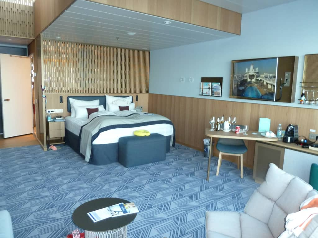 Wohnschlafzimmer Der Himmel Und Meer Suite Mein Schiff 1