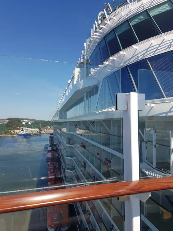 Blick Vom Außenbereich Der Sauna Mein Schiff 1 Holidaycheck