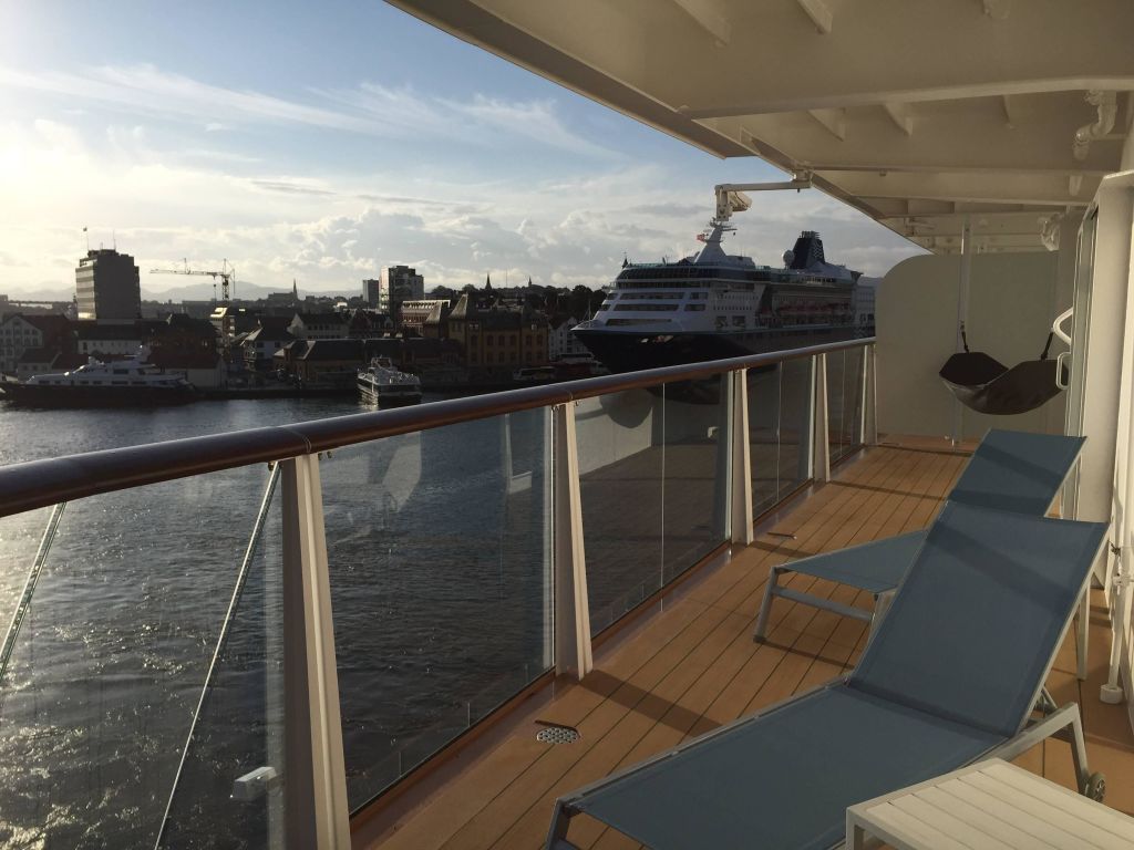 Diamant Suite 6181 Veranda Seitlicher Blick Mein Schiff 4