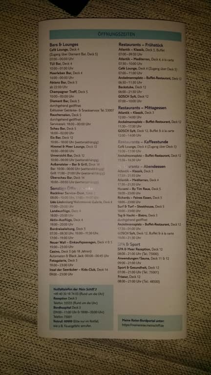 Bordzeitung Mein Schiff 3 Holidaycheck