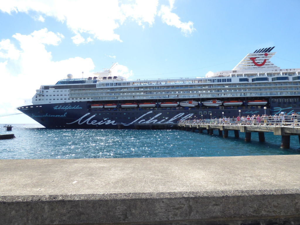 Landgang Roseau Dominica Karibik Alte Mein Schiff 1