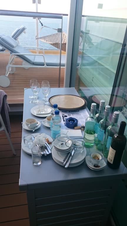 Terrasse Der Himmel Meer Suite Am Seetag Mein Schiff 5