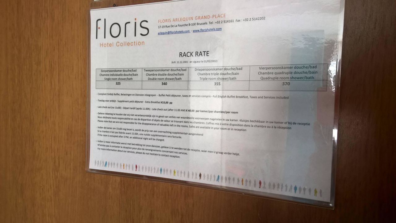 Floris Hotel Arlequin Grand Place Brussel Holidaycheck