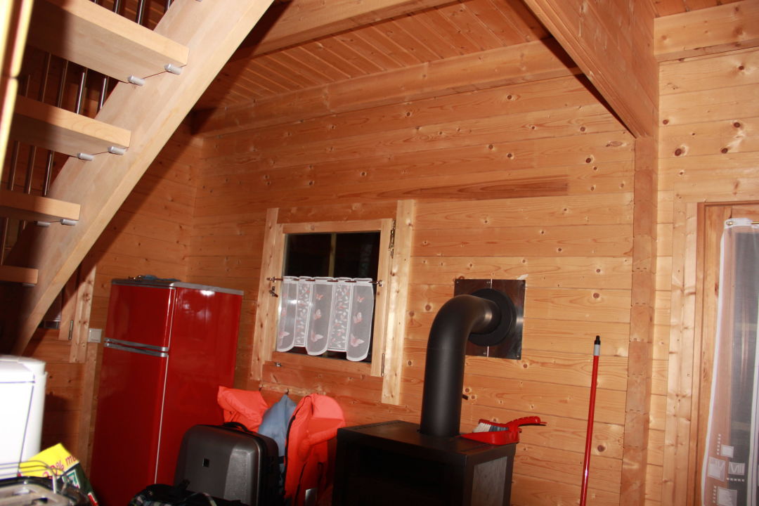 "Kühlschrank und Kamin" Bungalows Himmlisch Himmelpfort (Lychen