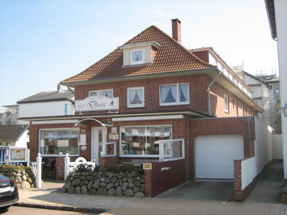 Aussenansicht Single Hotel Haus Diana Gemeinde Sylt Sylt