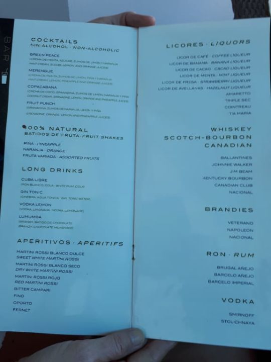 "Menu" Hotel Riu Palace Macao Adults only (Bavaro) • HolidayCheck