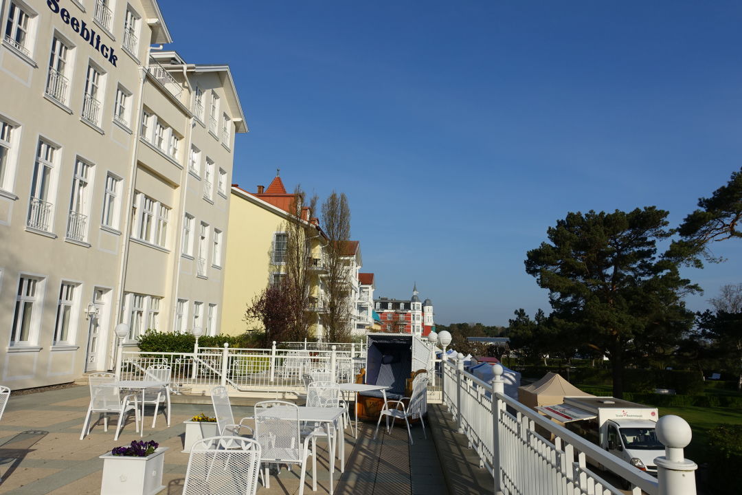 "Terrasse zur Meerseite" Haus Seeblick Hotel Garni