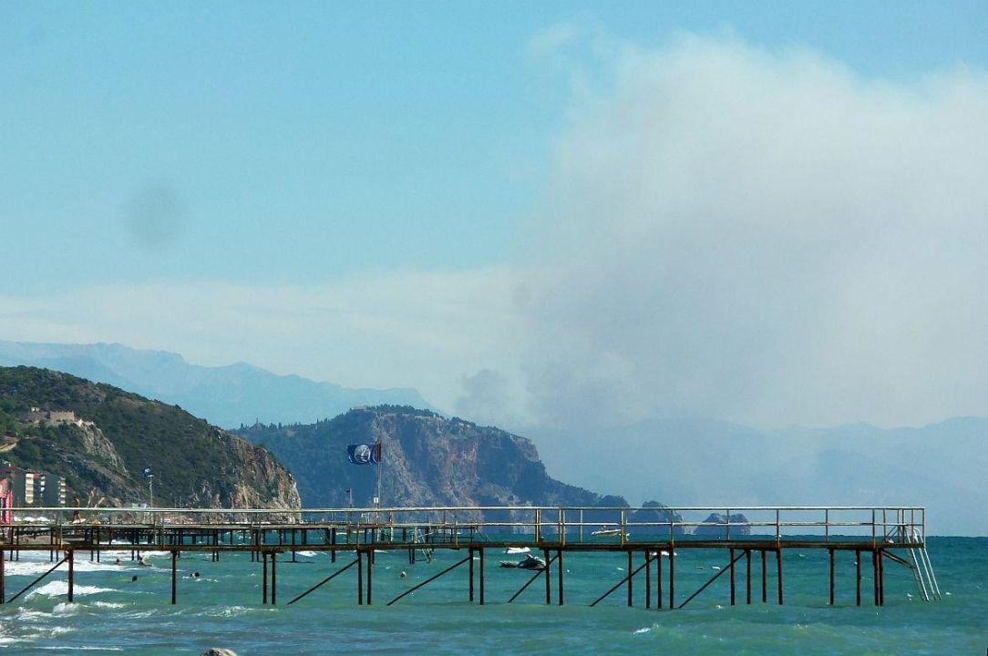 "Waldbrand bei Alanya?" Hotel Yetkin (Alanya-Konakli ...