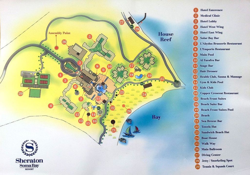 "Sheraton Map" Hotel Sheraton Soma Bay Resort (Soma Bay) • HolidayCheck